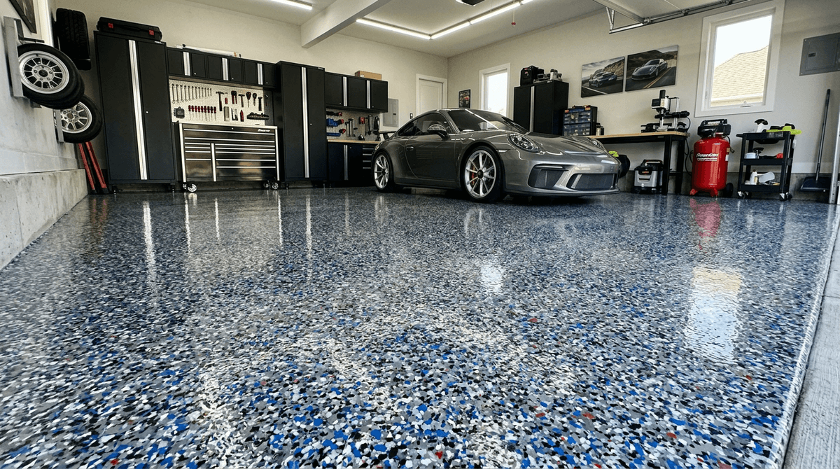 Epoxy flooring project